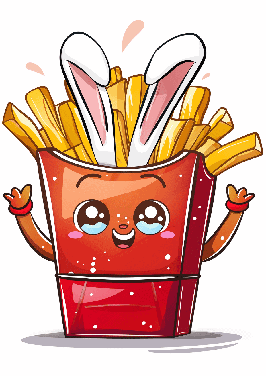 Fries with Bunny Ears Fun